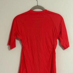 Women's Red Swim Top